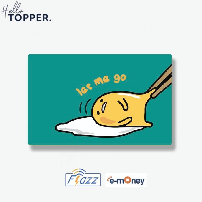 lyigyophile Kartu Emoney Flazz Gudetama Kartu E-toll Mandiri Flazz