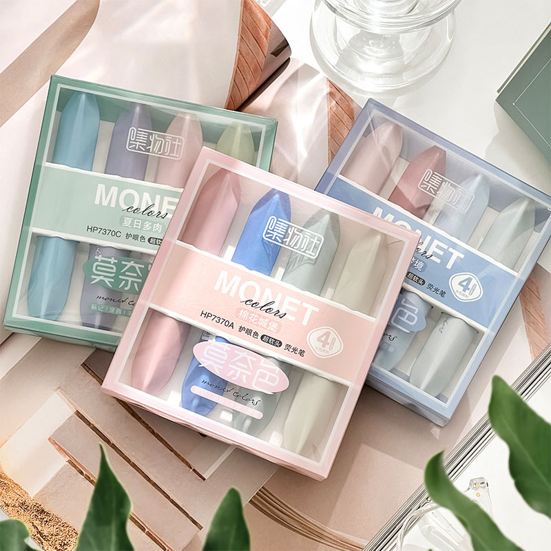 

Soft-Head Highlighter High-Value Student with Color Marker Key Key Berkapasitas Besar Hand Account