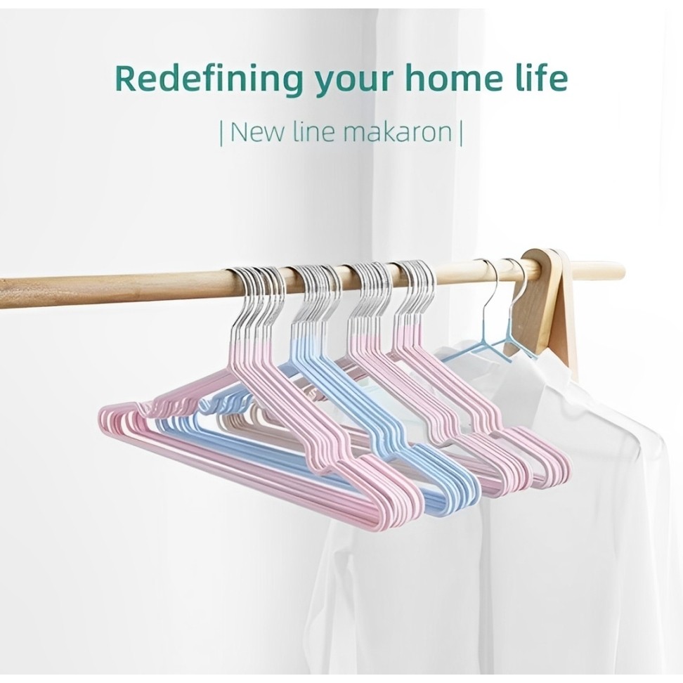 [AGS] Hanger Gantungan Baju Stainless / Hanger Warna Stainless Steel