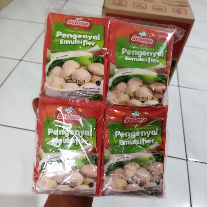 

Viral Sobaso Tepung Pengenyal Emulsifier Bakso (1 Pack) Cod