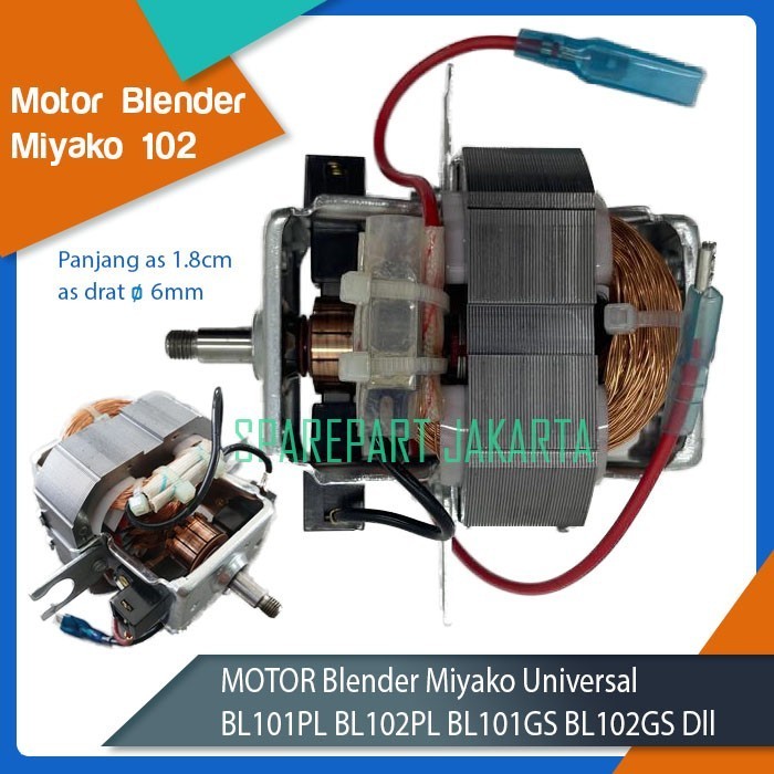 Dinamo Motor Blender Miyako Bl101Pl Bl102Pl Bl101Gs Bl102Gs #Gratisongkir