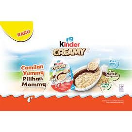 

1 BOX isi12pcs Kinder Creamy Milky 19gr Exp.Oktober 2025