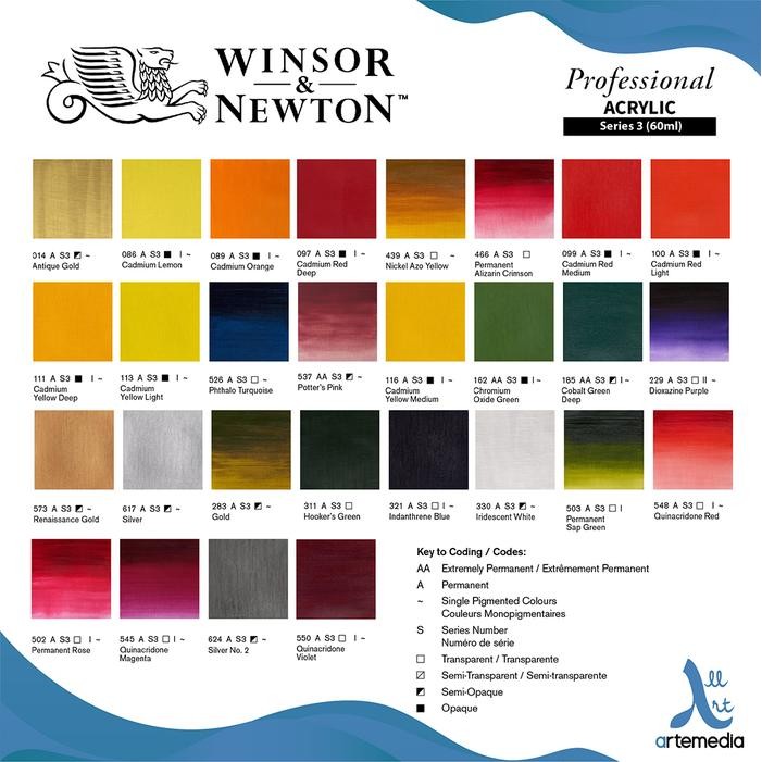 

Cat Akrilik Winsor & Newton Professional Acrylic Paint 60Ml Series 3 1 #Gratisongkir