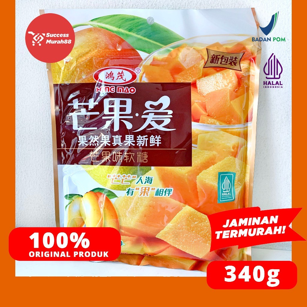 

PERMEN MANGGA JELI 340gram MANGO JELLY HONGMAO