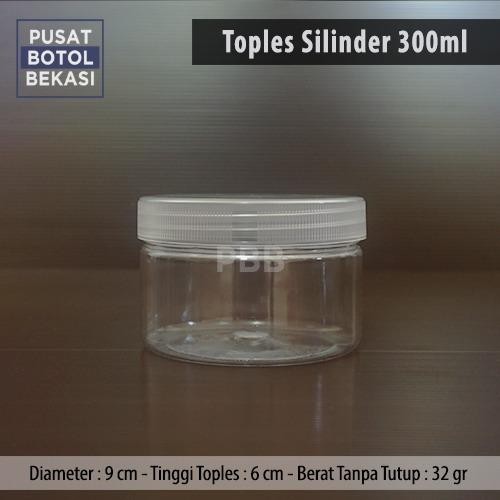 TOPLES PLASTIK 300ML JAR SERBAGUNA