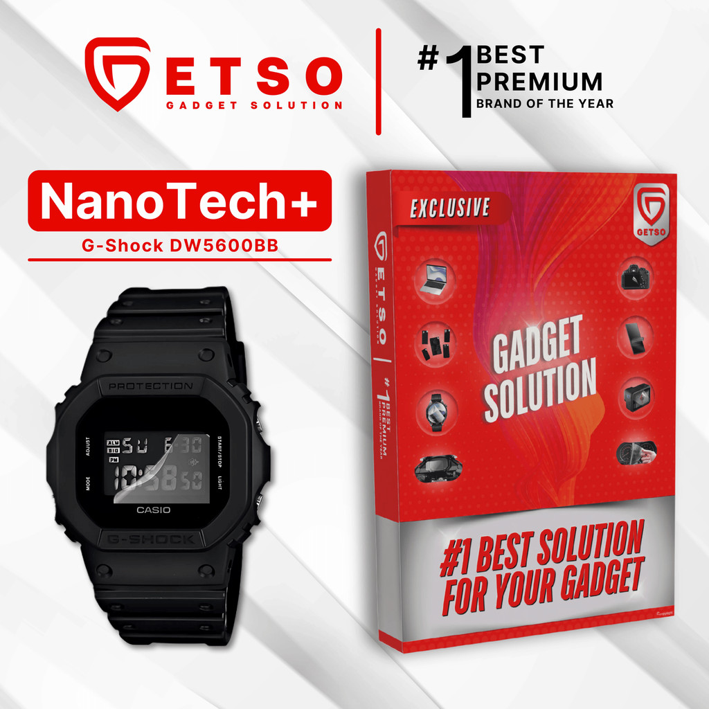 GETSO EPU BIO GENESIS Hydrogel for G-Shock DW-5600BB / Screen Guard (Nanotech+ 100% Recycle) Premium