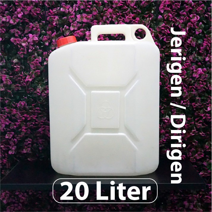 Jerigen 20 Liter - Dengan Tutup Bersegel