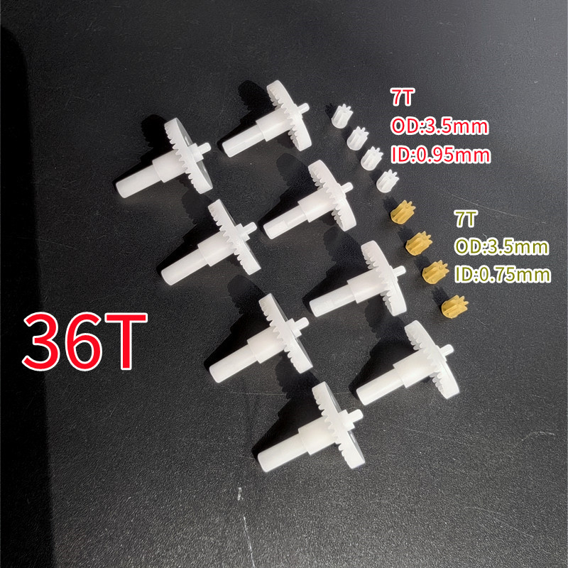 IMPORT 36 Tooth Large Gear+7 Tooth Motor Gear For E88 E88PRO E88MAX E525 E99 E99PRO P1 P5PRO K3 S1