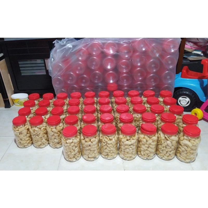 

Kerupuk Kulit Babi Kerubi Garing Gurih Renyah Kerupuk Babi Toples 2liter 200gr & Plastik Klip 50gr