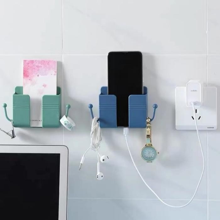 PREMIUM Holder HP Tempel Dinding Gen2 Rak Gantungan Tempat Cas HP Remote TV AC