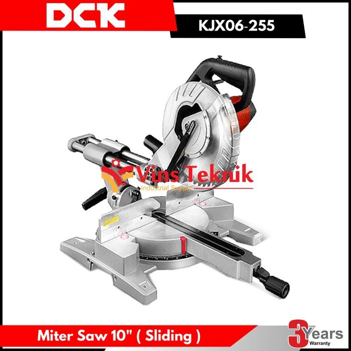 PREMIUM DCK KJX06255 Miter Saw Sliding Mesin Gergaji Kayu Miter Saw 10"