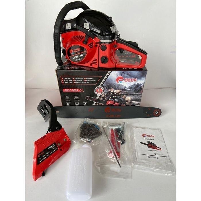 PREMIUM PROMO COD EDON Mesin Chain Saw 22 in 2 Tak Gergaji Chainsaw Potong kay