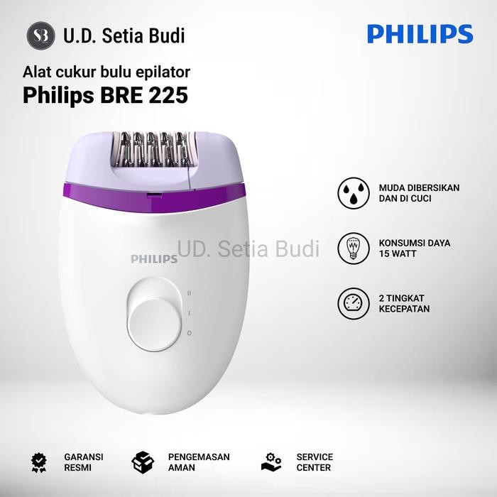 PREMIUM Alat Cukur Bulu Philips Epilator Philips BRE225 BRE225