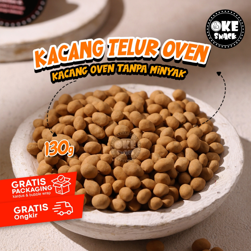 

Kacang Telur Kacang Oven Kacang Panggang 130g