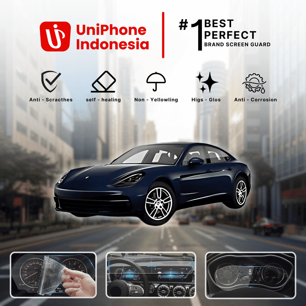 UniPhon EPU BIO GENESIS Hydrogel for Porsche Panamera (2017-2021) / Screen Guard (Nanotech+ 100% Rec