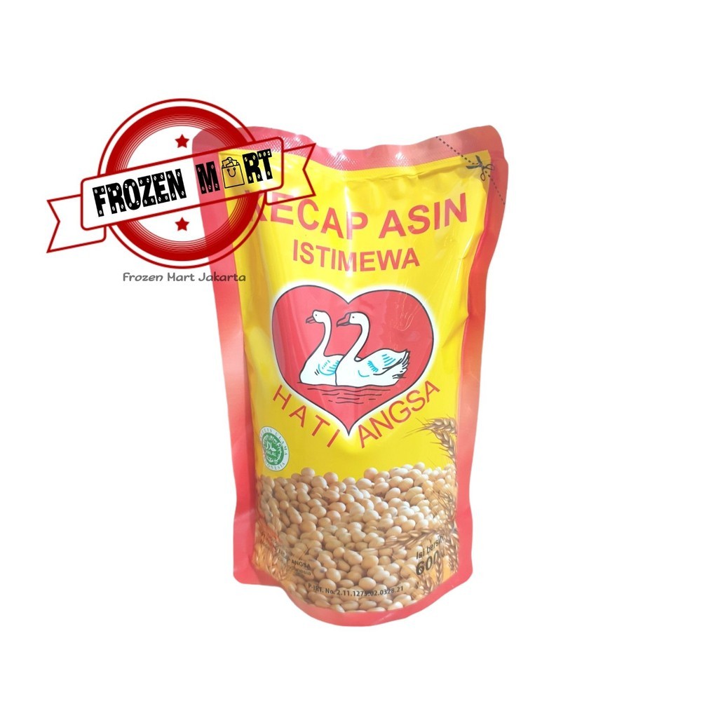 

Kecap Asin cap HATI ANGSA (Refil) 600 ML