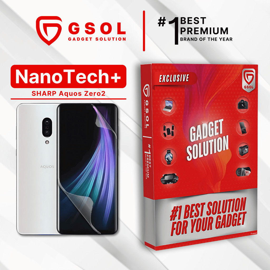 GSOL EPU BIO GENESIS Hydrogel for Sharp Aquos Zero2 / Screen Guard (Nanotech+ 100% Recycle) Premium 