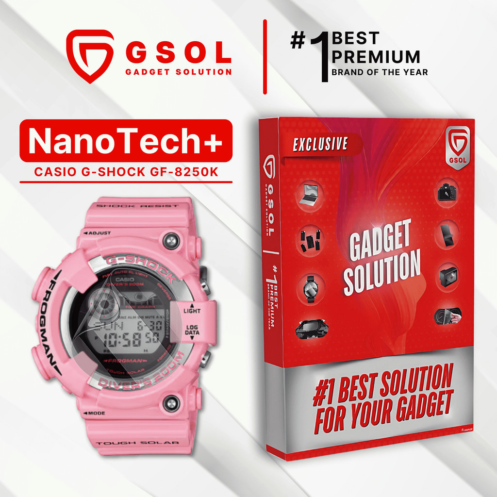 GSOL EPU BIO GENESIS Hydrogel for Casio Smartwatch G-Shock GF-8250K / Screen Guard (Nanotech+ 100% R
