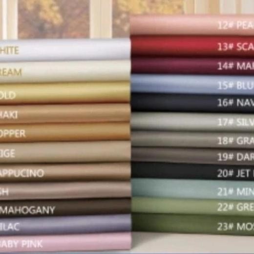 Kain Bahan Sutra Organik Polos