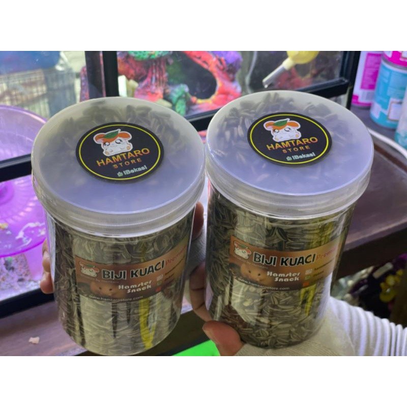 

Biji Kuaci / Biji koaci cemilan hamster kemasan 1liter (1000mL )