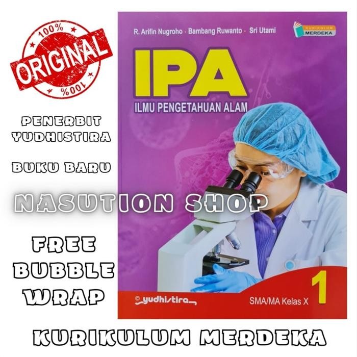 

SALE BUKU IPA KELAS 1 / X 10 SMA YUDHISTIRA KURIKULUM MERDEKA ORIGINAL READY