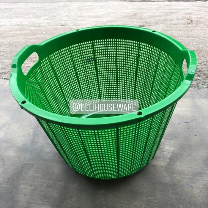 Keranjang Kalo Baju Bulat Besar / Keranjang Baju Plastik ( By Gojek )