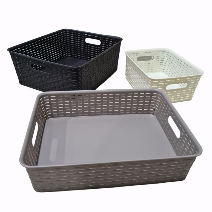 KERANJANG NAMPAN SERBAGUNA DOROTA GREEN LEAF 3302 3303 3304 CONTAINER