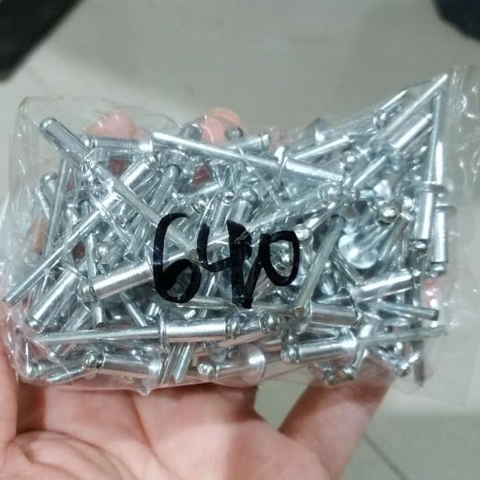 ((((()paling dicari] PAKU RIVET 4.8 MM - PAKU RIVET TIPE 640 - BLIND RIVET 4 .8 X 11MM