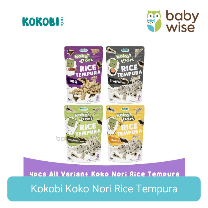 

Kokobi Koko Nori Rice Tempura - Snack Rumput Laut