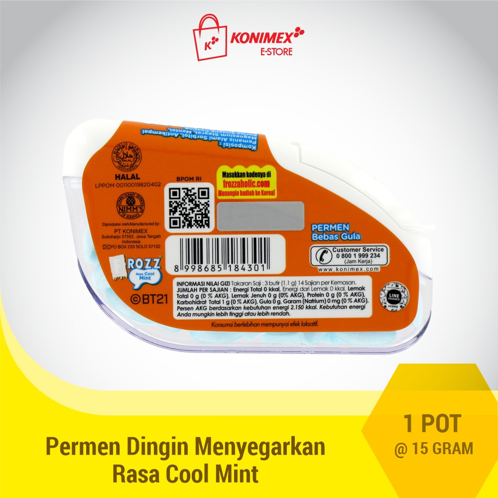 

Frozz Cool Mint Permen Bebas Gula