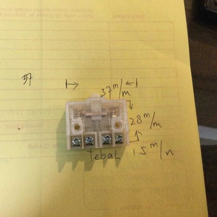 JTTOP" SCREW TERMINALS BUTTON ACTUATOR LIMIT SWITCH LX19K-B