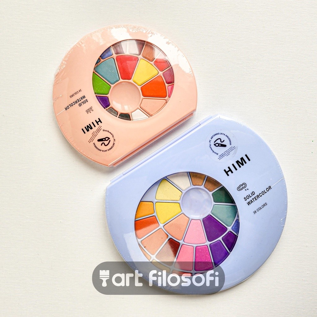 

Miya Himi Watercolor Block 24/38 Color Cat Air