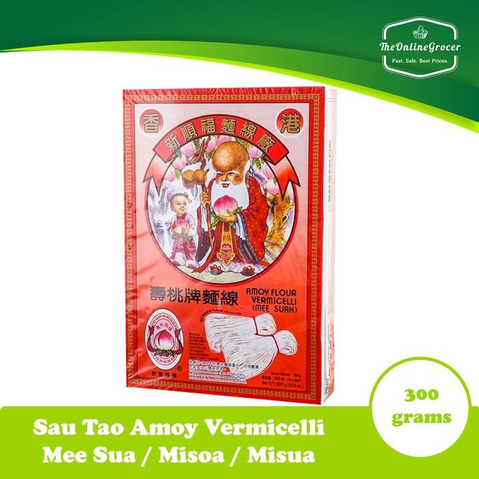 

Promo Terbatas Sau Tao Amoy Flour Vermicelli 300Gr Misoa / Misua Cap Orang Tua Aman