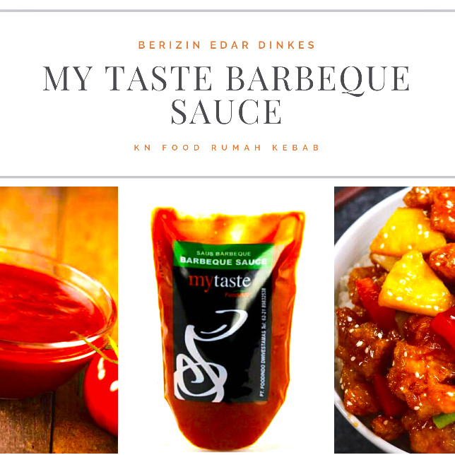 

Saus bbq - Saus Barbeque 500 gram Saus Barberque My Taste BBQ babequ saus Steak saus Sosis Bakar