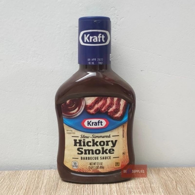

Kraft Hickory Smoke Barbecue Sauce 510gr - Saus BBQ American Steak Rib