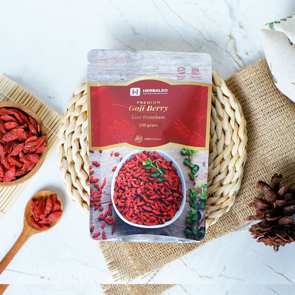 

Herbaleo Kice Premium 100 GR 100% Herbal Goji Berry Kesehatan 8997242830316