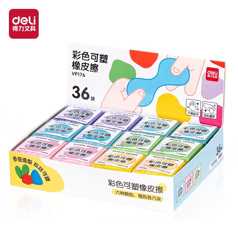 

DELI PENGHAPUS ELASTIS / KNEADBLE ERASER SLIME DAPAT DIBENTUK VP176