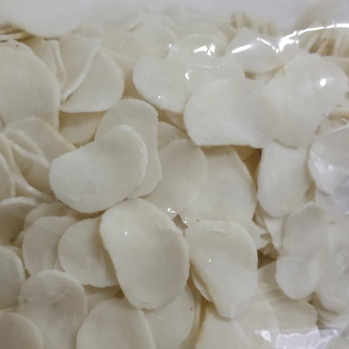 

JTTOP" KERUPUK / KRUPUK BAWANG PUTIH TANPA PEWARNA *1KG