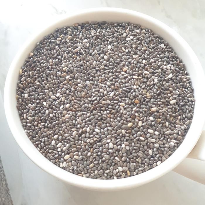 

JTTOP" NATURAL BLACK CHIA SEED ( BIJI CHIA HITAM ) 200 GR GLUTEN FREE