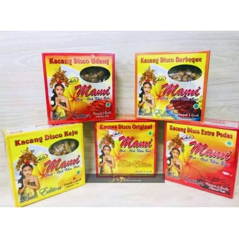 

Omahjajanan Kacang Disco Putra Mami 200Gr Menggunakan Minyak Cap Ikan Dorang Asli Khas Bali + Bubble