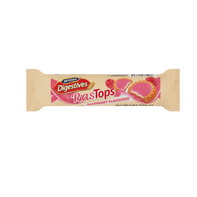 

Restokobar Mcvitie'S Digestives Tops Raspberry Biscuits 100G Australia