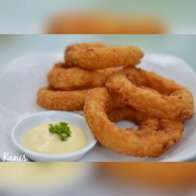 

Omahjajanan Mc Cain Onion Ring / Cincin Bawang / Bombai / Makanan Ringan / Premium Crispy / Halal