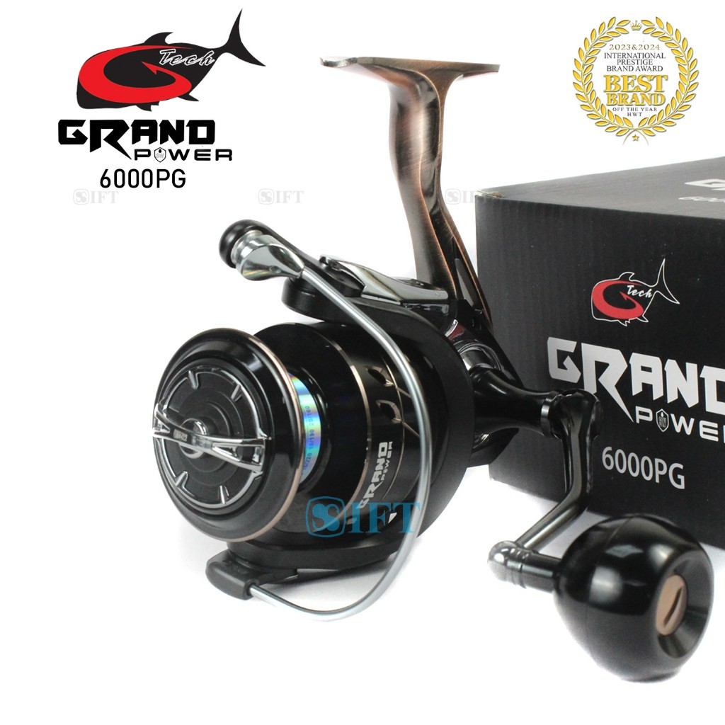 [Ready] Reel G-TECH GRAND POWER SW 3000 sd 6000 PG Power Handle SaltWater Metal Body Sungai Pasiran