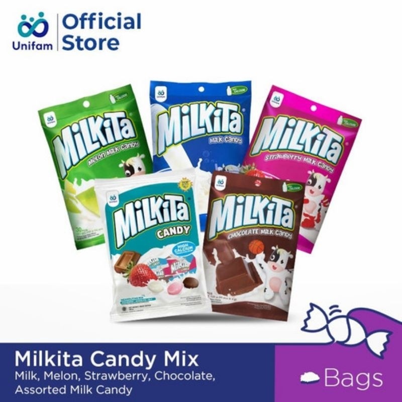 

Omahjajanan Milkita Candy 120Gr Isi 30'S