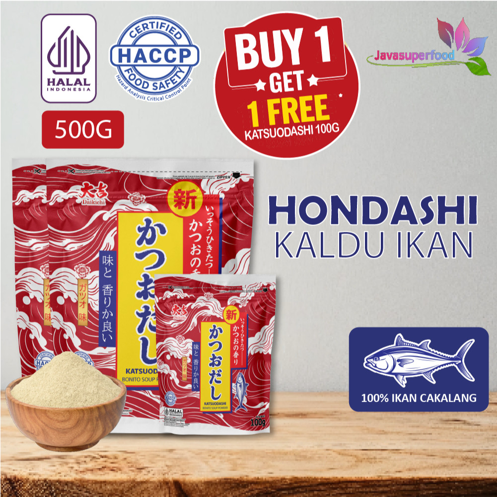 

Restokobar [Halal] Hondashi Katsuodashi Merah Bonito Soup Powder / Bumbu Ikan / Bubuk Kaldu Ikan