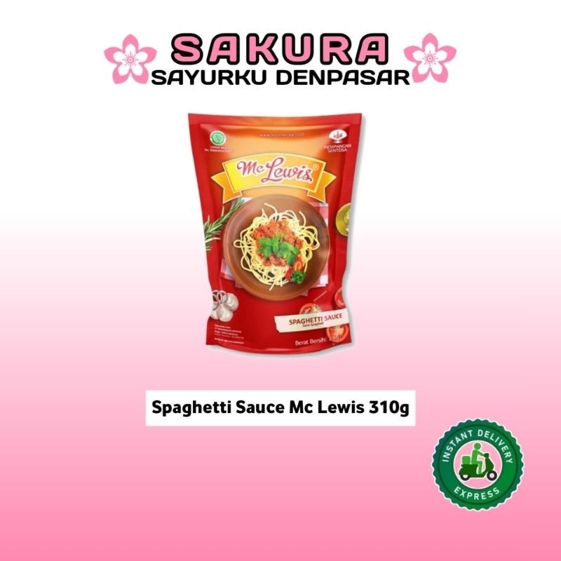 

Restokobar Saus Spaghetti Mc Lewis 310G - Sakura