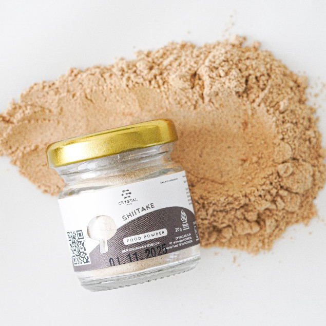 

Restokobar Crystal Farm Shiitake Food Powder (20Gr) / Mushroom Powder / Bubuk Kaldu Jamur Shiitake