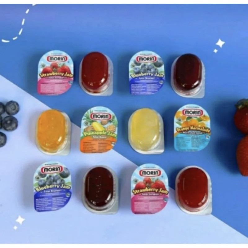 

Omahjajanan Mn Selai Portion Pack / Blueberry / Strawberry / Orange / Pineapple