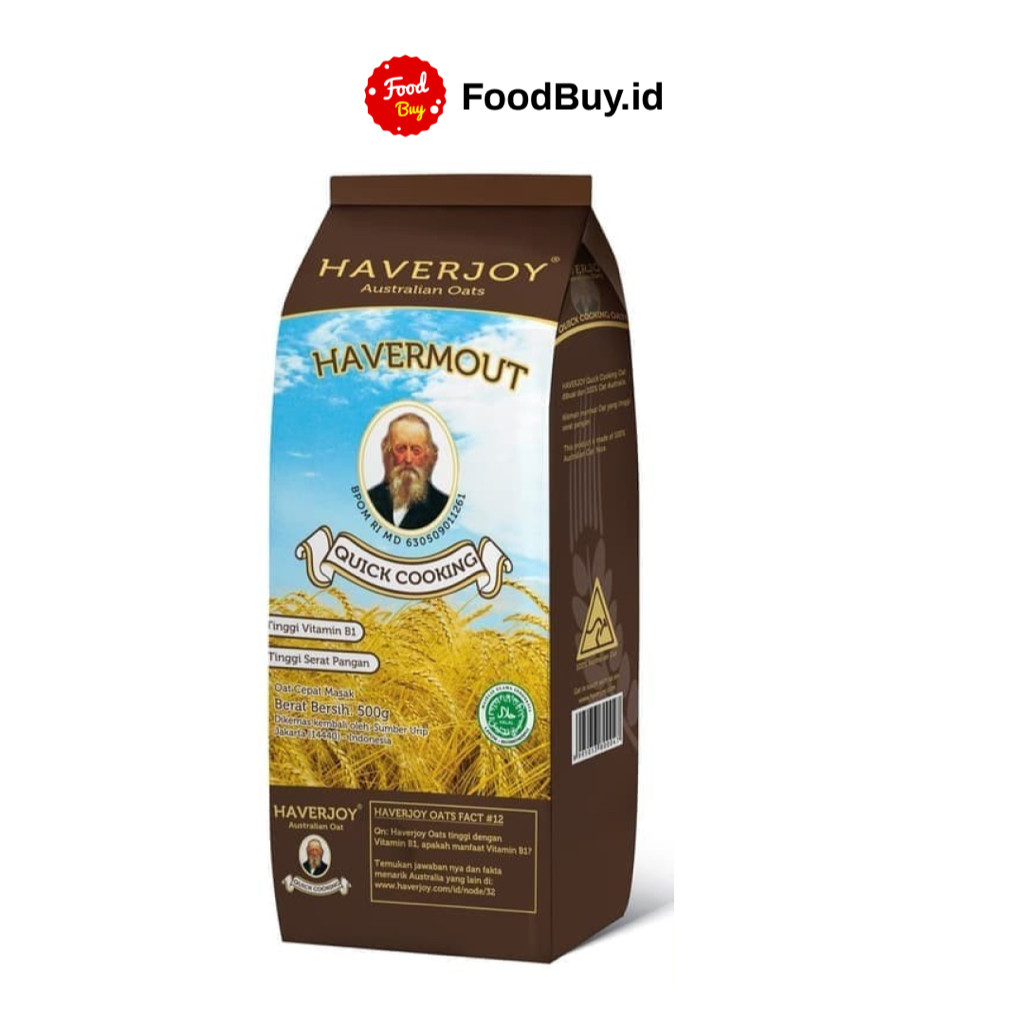 

Restokobar Haverjoy Australian Oats Havermout Quick Cook Oat 500 Gr