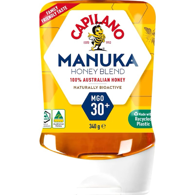 

Omahjajanan Capilano 100% Pure Australian Honey Active Manuka Mgo30+ Squeeze 340G